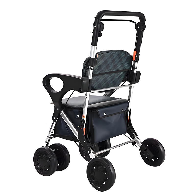 Алюминиевый складной ходунок-роллатор YSW7013 (1)