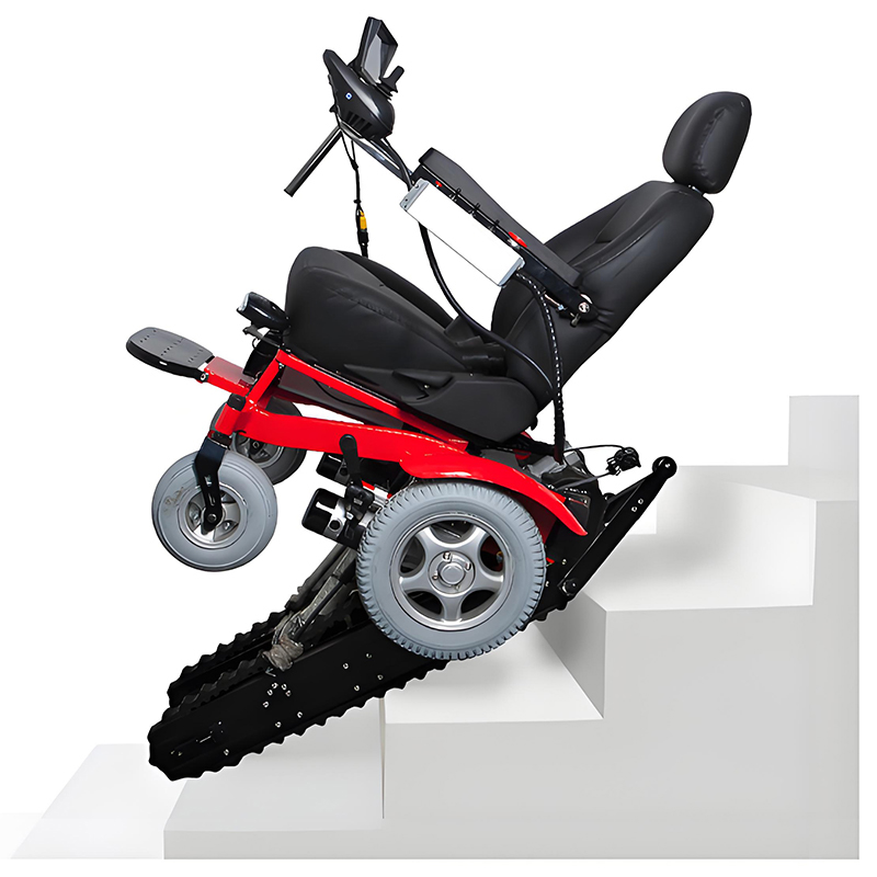 YSE207 Электрическое кресло-коляска для подъема по лестнице с управлением одним человеком-3