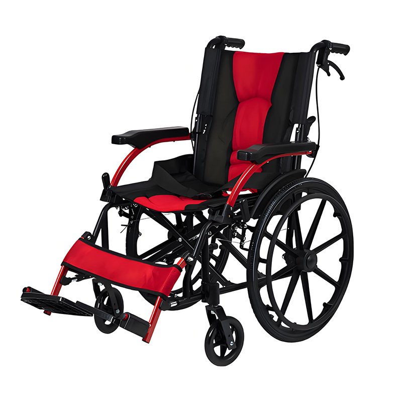 YSM2012 Портативное складное легкое инвалидное кресло-коляска для путешествий (2)