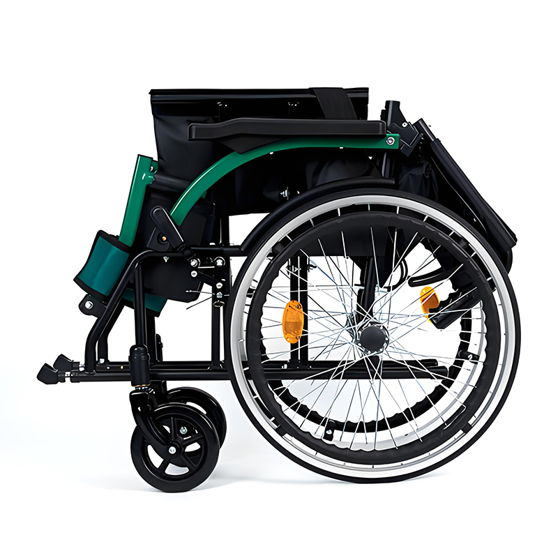 YSM2013 Складная облегченная ручная инвалидная коляска для путешествий (2)