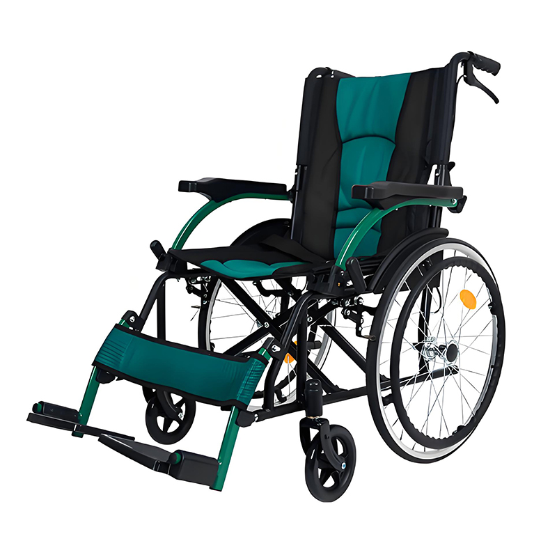 YSM2013 Складная облегченная ручная инвалидная коляска для путешествий (3)