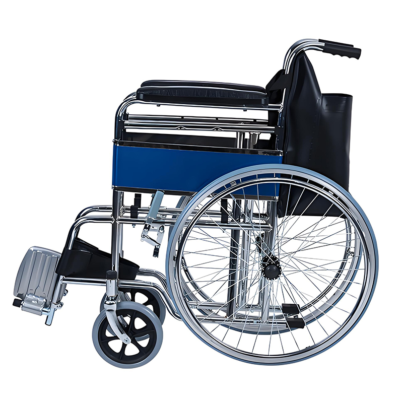 YSM2017 Складная ручная коляска-комод 809, съемное судно, облегченная электролизированная рама (2)