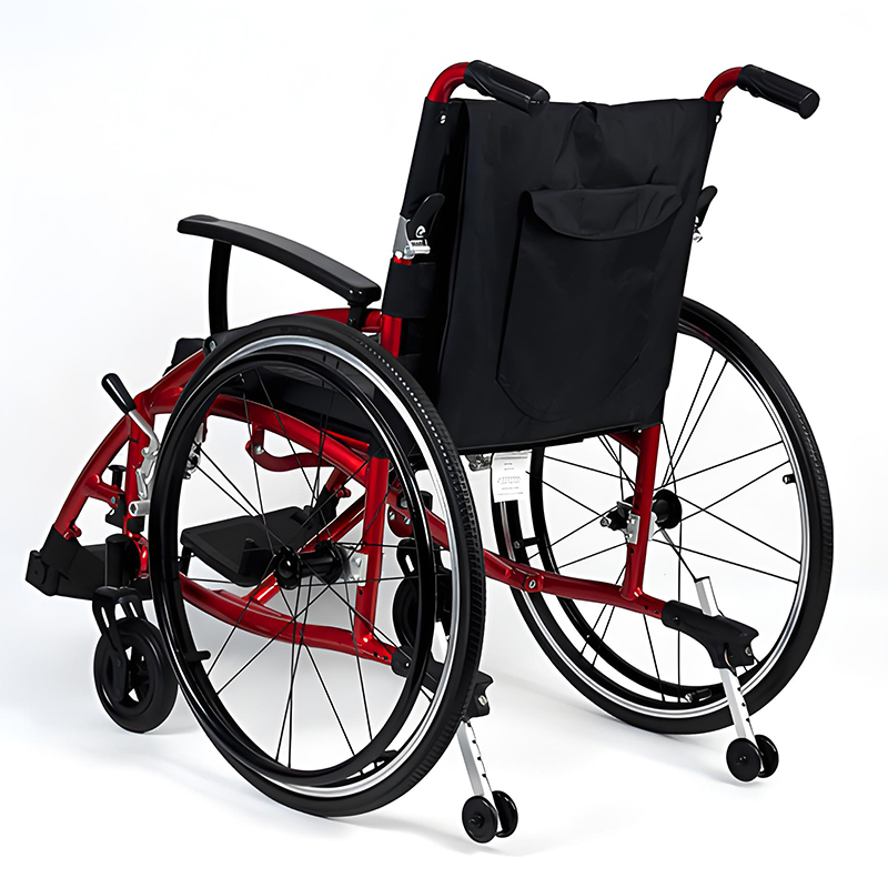 YSM2032 Складная портативная легкая инвалидная коляска (3)