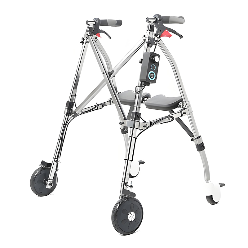 YSW7015 Ходунки-роллатор с магнитной регулировкой скорости и складной конструкцией (1)