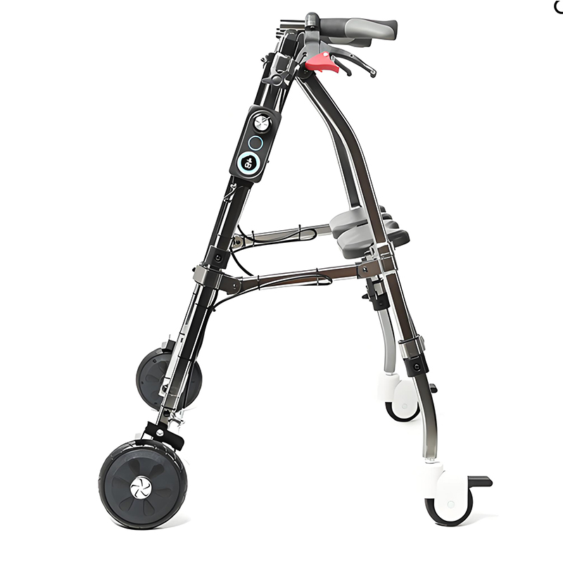 YSW7015 Ходунки-роллатор с магнитной регулировкой скорости и складной конструкцией (2)