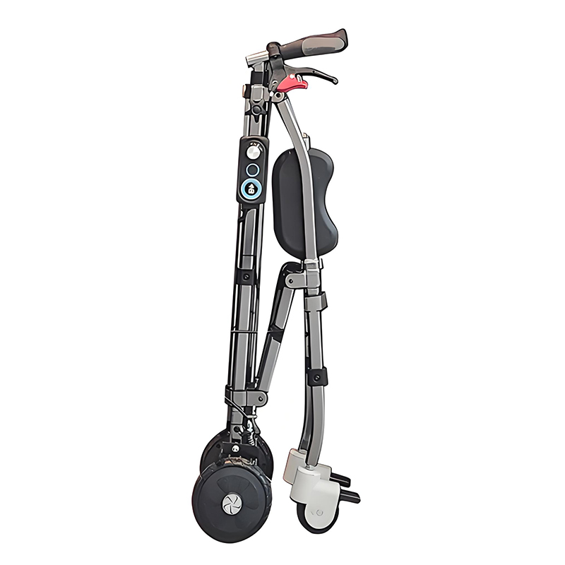 YSW7015 Ходунки-роллатор с магнитной регулировкой скорости и складной конструкцией (4)