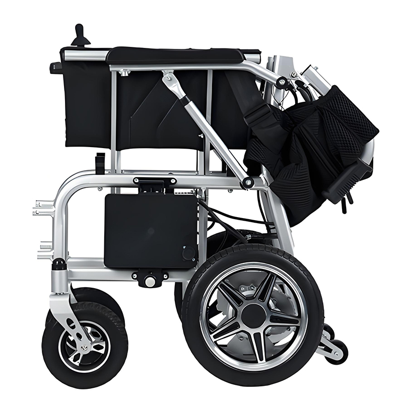 Алюминиевое складное электрическое кресло-коляска YSE124 (1)