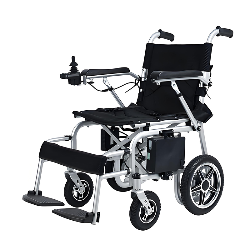 Алюминиевое складное электрическое кресло-коляска YSE124 (4)