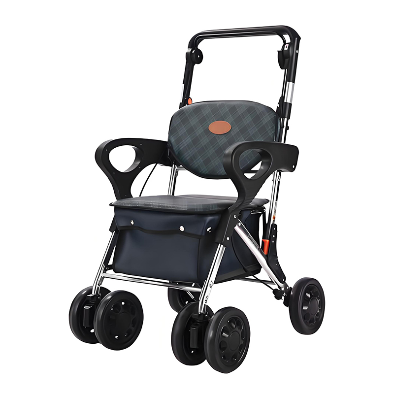 Алюминиевый складной ходунок-роллатор YSW7013 (2)