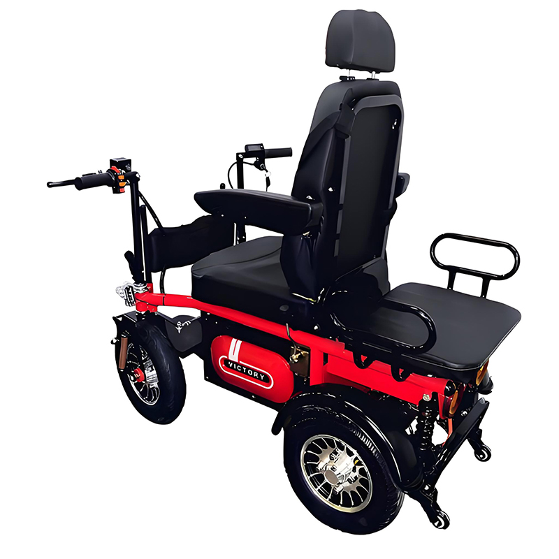 Внедорожное электрическое кресло-коляска YSE302 с функцией стояния и регулируемым положением (3)