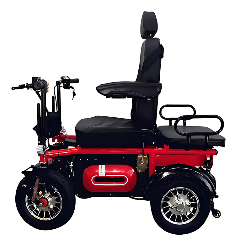 Внедорожное электрическое кресло-коляска YSE302 с функцией стояния и регулируемым положением (4)