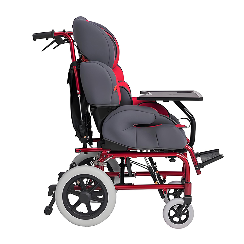 Детская инвалидная коляска YSM2205 с ручным механизмом наклона для детей с ДЦП (1)