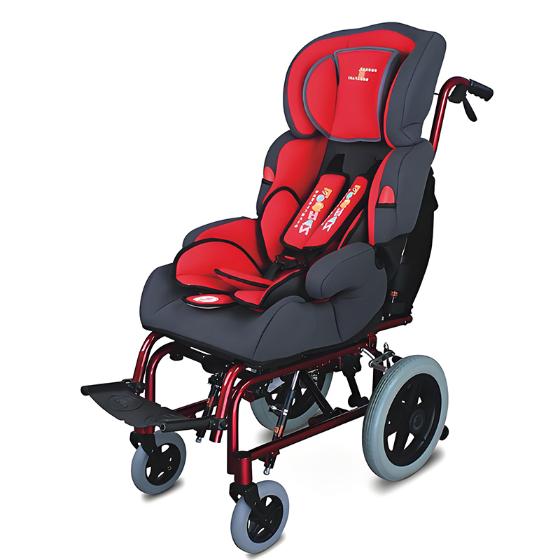 Детская инвалидная коляска YSM2205 с ручным механизмом наклона для детей с ДЦП (2)