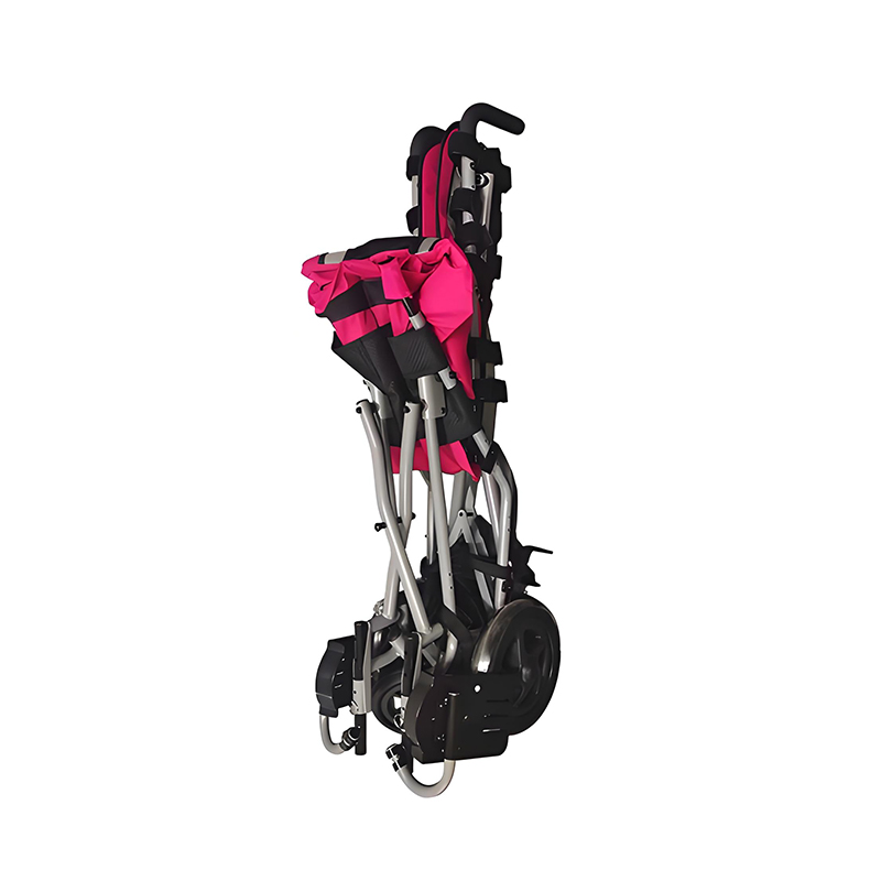 Детская складная легкая инвалидная коляска YSM2202 для детей с ДЦП (2)