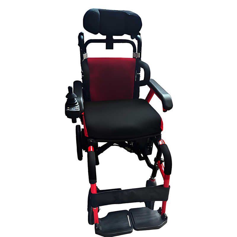 Детская складная электрическая инвалидная коляска из алюминиевого сплава YSE402 (3)