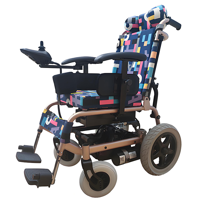 Детское складное электрическое инвалидное кресло-коляска YSE403 с моторным приводом (1)