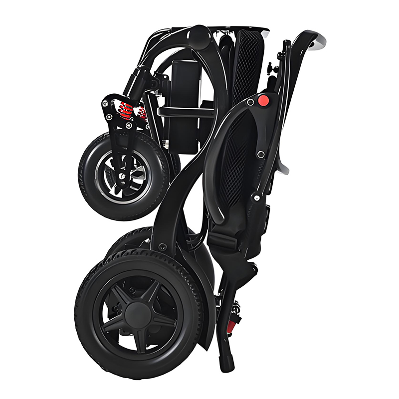 Легкое складное электрическое кресло-коляска YSE140 из углеродного волокна (2)