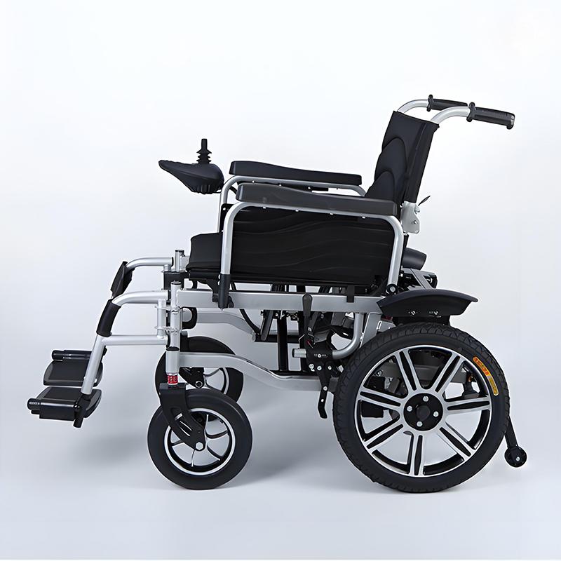 Складное электрическое инвалидное кресло N1001 стандартное с низкой спинкой (3)