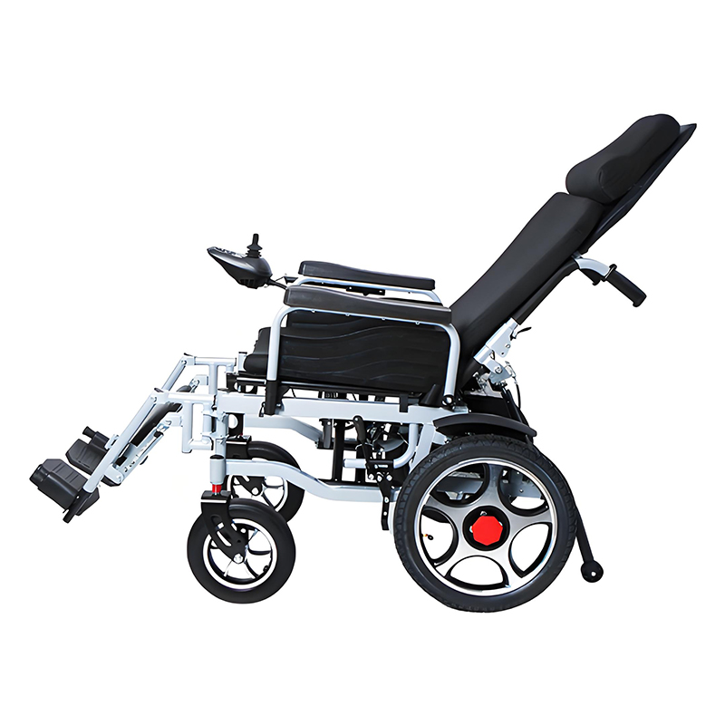 Складное электрическое кресло-коляска YSE109 с высокой регулируемой спинкой и функцией наклона (1)