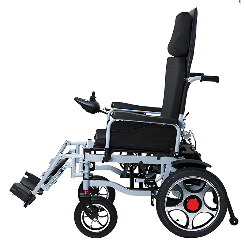 Складное электрическое кресло-коляска YSE109 с высокой регулируемой спинкой и функцией наклона (2)