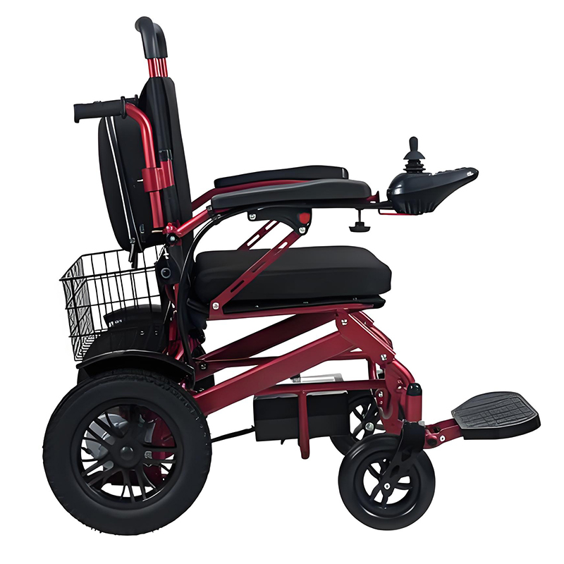 Электрическое складное кресло-коляска YSE130L с легким двигателем и аккумулятором (1)