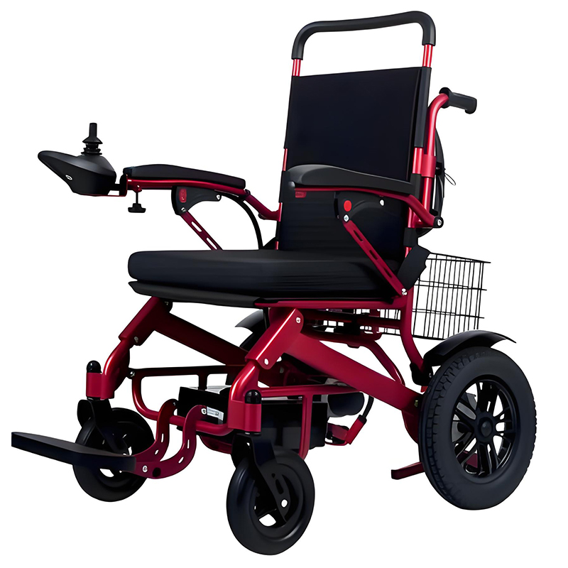 Электрическое складное кресло-коляска YSE130L с легким двигателем и аккумулятором (2)