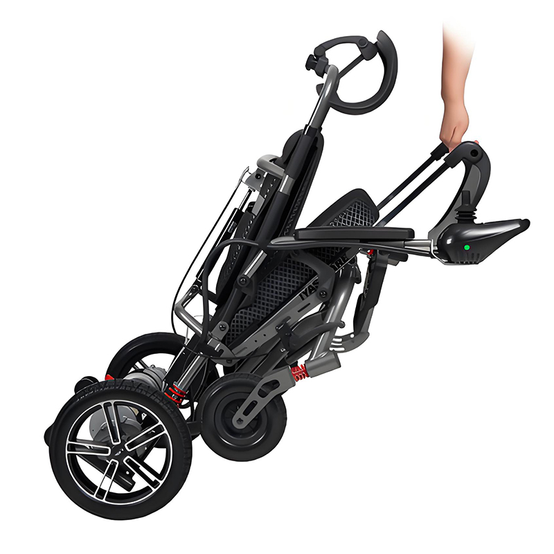 Электрическое складное кресло-коляска YSE148 с функцией лежания (2)